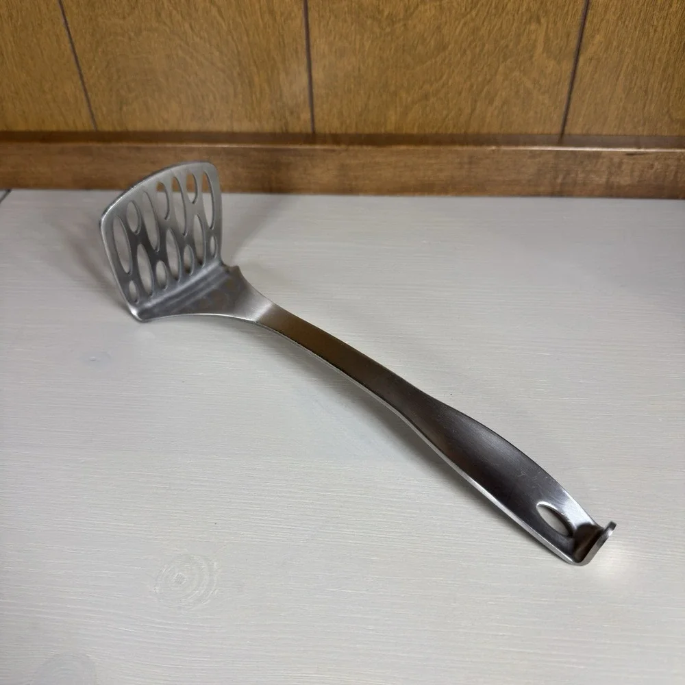Vintage Copco Stainless Steel Kitchen Straining Spatula Odd Shape